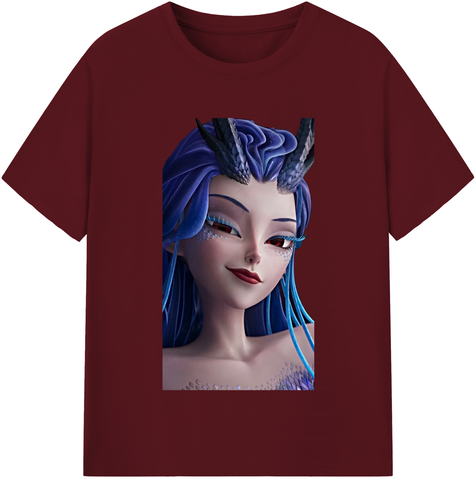 （画像用） Ne Zha 2 ナタ 魔童の大暴れ 綿100％半袖Tシャツ（フロントプリント）